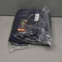 FREE SOLDIER Men's Waterproof Snow Insulated Pants Winter Skiing Snowboarding Pants with Zipper Pockets, Navy Blue, Medium