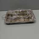 Brownie Pan with Dividers, Non Stick Brownie Baking Pan, 18 Pre-slice Carbon Steel Bakeware Tray with Grips for Oven Baking Bread, Square Mold Tray for Baking Cake Biscuit Muffin, 12X8X2''