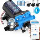 Kohree Smart RV Water Pump 12V DC, 5.5 GPM Variable Speed Constant Water Pressure Pump with Bluetooth APP Control & Real-time Display, 4-Chamber Diaphragm Pump with Run-Dry Protection for RV, Marine