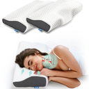 Derila Memory Foam Pillows (2 Pillows, Standard (19.7" x 11.8" x 3.9"))