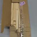 Foxtell 16 Sets Needlepoint Stretcher Bar Set, 8 Sizes Stretcher Bars for Needlework Art Supplies Wooden Canvas Stretcher Bar Set with 100 Pins Regular Stretcher Bars for Needlepoint Frame Set