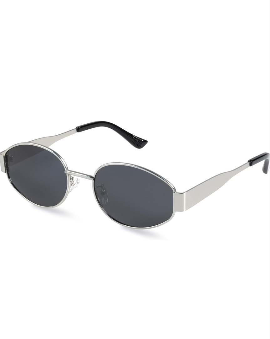 livho 2025 Trendy Oval Sunglasses - Stylish Polarized Shades for Everyday - Retro Metal Frames