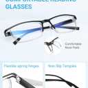 LUFF 4Pcs Anti-Blue-ray Reading Glasses Portable Ultra-Light Readers(2.5X)