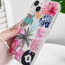 for iPhone 15 Case (Military Grade Drop Protection) Phone Case Gifts TPU Shockproof Phone Cover Eight Ball-15 (Coconut&Turtles)