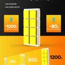 FAHREN 9006 HB4 Led Bulbs , Epic Night Visibility, Powered by 2025 Pro Core (16 Chips Inside), Brightest Light Bulb, 90000Hrs Lifespan, CANBUS Ready, Plug & Play HID, Pack of 2