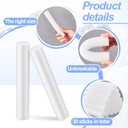 Fabbay 30 Pieces 6 Inch White Foam Cylinders for Crafts Foam Tubes Rods Cylinders Shape for Modeling, DIY Crafts and Arts Projects Decorations Supplies