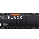 WD_Black SN850X 4TB NVMe SSD with Heatsink - M.2 2280, Up to 7,300 MB/s Read speeds, Up to 6,300 MB/s Write speeds, Gaming Expansion, High Performance Internal Solid State Drive - WDS400T2XHE