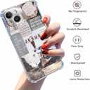 Jesus Quotes Case for iPhone 14,Christian Bible Verse Collage,Unique Trendy TPU Bumper Case Compatible with iPhone 14