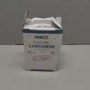 DUPASU Electric Lunch Box Food Warmer: 100W Heated Lunch Box for Adults, 1.8L Portable Fast Heating Lunchbox Food Heater for Car, Truck, Work, Travel, Lonchera Elctrica Porttil 12/24V/110-230V (Light grey+Charcoal grey)