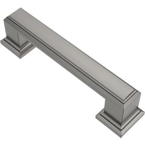 Alzassbg 6 Pack Brushed Black Nickel Cabinet Pulls, 3 Inch(76mm) Hole Center Cabinet Handles Kitchen Pulls for Cabinets and Drawer AL3071BBN