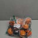 Halloween String Lights, 8.5Ft LED Pumpkin Lights String Lights Plug in, 10 Pumpkin String Light Connectable Indoor/Outdoor Halloween Decorations