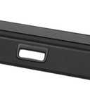 Motoforti Car Trunk Retractable Cargo Cover for Jeep Compass 2017-2024 Aluminum Alloy Canvas Gloss Black