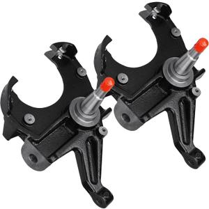 3" Drop Spindles Lowering Spindle RWD for Chevrolet Chevy C10 1973-1986, C10 Suburban 1973-1986, R1500 Suburban 1989-1991, For GMC C1500 & Suburban 1979-1986 (FIT 1.25" Rotors 2WD ONLY)