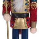 Clever Creations Red Prince 12 Inch Traditional Wooden Nutcracker, Festive Christmas Dcor for Shelves and Tables