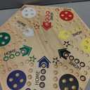 16” Wooden Wahoo Board Game, Original Marble Game Set for 4 or 6 Players