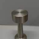 Portable LED Table Lamp, 3-Levels Brightness Metal Desk Lamp,3 Color Touch Control Rechargeable Lamp, Ideal Bedside Lamp for Nightstand,Bedroom, Living Room (Silver)