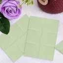 5 x 100PCS Disposable Sage Green Guest Napkins Paper Green Disposable Disposable Hand Towels for Bathroom,Baby Shower,Wedding,Birthday(6.5 * 4.8 Inches)