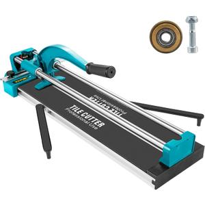 Vevor 24 Inch/600mm Tile Cutter Double Rails & Brackets Manual Tile Cutter 45356 in Cap w/Precise Laser Manual Tile Cutter Tools for Precision Cutting (24 Inch) 