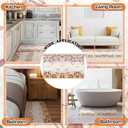 Tinideya Fall Kitchen Rugs Set of 3 Pumpkin Patch Autumn Maple Leaves Kitchen Mats Decor Thanksgiving Farmhouse Floor Door Mat Rug Home Decorations