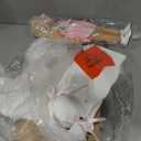 Badger Basket Wooden Doll Bed with Blanket and Pillow with Free Personalization Kit - Fits 18" to 20" Dolls - Ideal for Baby Dolls and Pretend Play Fun - White and Pink Rose Design