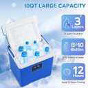 Cold Therapy Machine with Memory Function, Programmable Timer, Wireless Remote & Quiet Pump, Portable Ice Machine for Knee After Surgery, Ankle, Arm Relief, Ideal for Sports Injuries