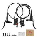 BR-BL-MT200 MTB Hydraulic Disc Brakes Set Left Front 800mm Right Rear 1550mm Mountain Bike Hydraulic Brake Mountain Bike Bicycle Disc Brake 2 Piston