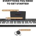 Alesis Melody 61 MK4 Keyboard Piano for Beginners with 61 Keys Speakers, Tablet/Sheet Music Stand, 300 Sounds and Music Lessons