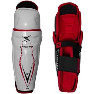 TronX Force Senior Adult Ice Hockey Shin Guards (Left)