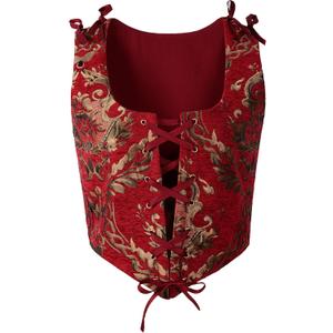 Renaissance Corset Ren Faire Bodice Celtic Pirate Medieval Steampunk, Small