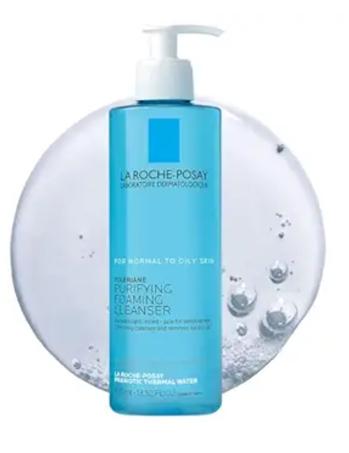 La RochePosay Toleriane Purifying Foaming Facial Cleanser, Oil Free Face Wash for Women & Men with Niacinamide + Ceramides, Pore Cleanser Safe For Sensitive Skin, Won’t Dry Out Skin, Soap Free, 400ml