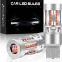 7443 LED Bulb Red, Brake Light Bulb Rear Tail Light Blub Super Bright, 7440 T20 LED Bulb Parking Light Stop Light Bulbs Replacement Lamp for Cars RV (2 Packs)