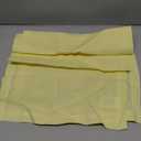 Solino Home Linen Table Runner 72 Inches Long - Athena, 100% Pure Linen Chambray Yellow Table Runner 14 x 72 Inch for Dining, Spring, Summer