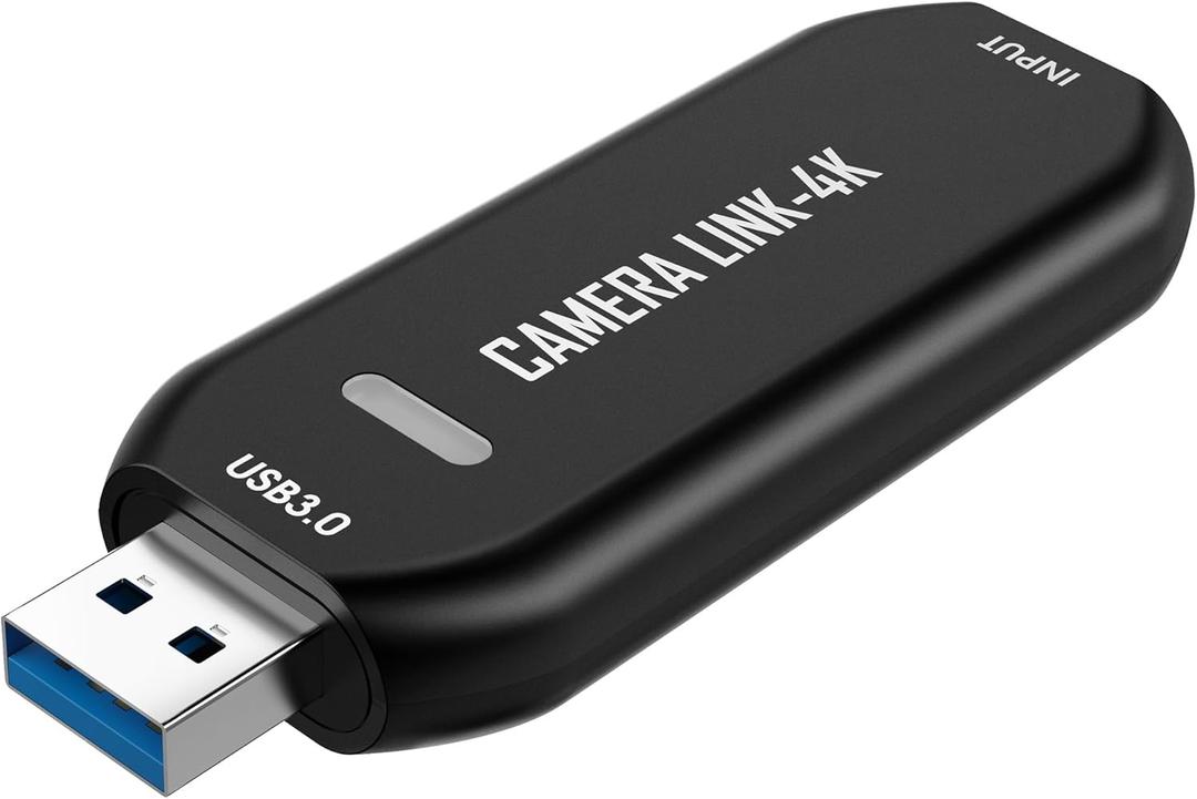 VIXLW Cam Link 4K – External Capture Card for DSLR Camcorder ActionCam as Webcam, HDMI to USB 3.0, Meet/ Stream/ Record in 4K60/ 1080p120, Easy Connect for OBS/ Zoom, Windows/ Mac