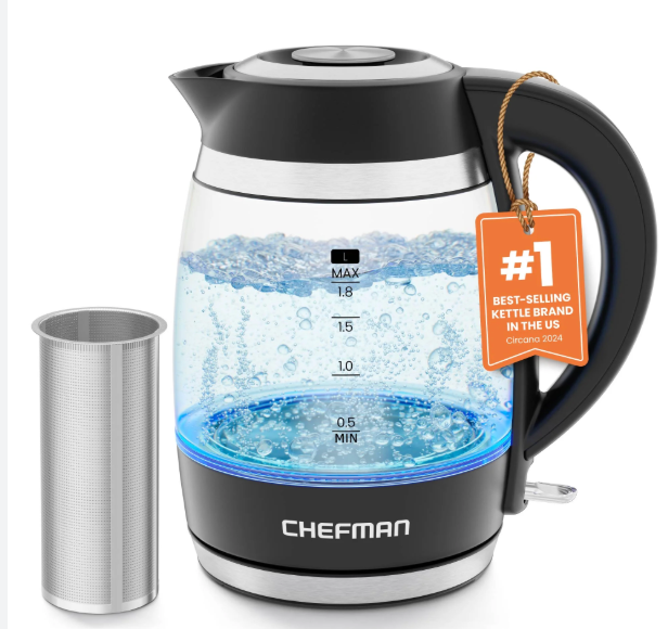 Chefman Fast Boil 1.8L Infuser Kettle
