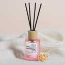 Reed Diffuser - Linen&Pink Peony 4.06oz (120ml) 2 Packs Essential Oil Reed Diffuser Set with 16 Sticks, Long Lasting Fragrance for Home, Bathroom, Bedroom, Room, Decor