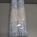 2 x Fratillico - Non-Slip Shower Mat with Suction Cups - Quick Dry Bathtub Mat with Drain Holes - Machine Washable PVC Bathroom Mat (Blue 15.74" x 28.74")