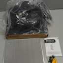 HG Power Upgraded 10 Inch Shutter Exhaust Fan with Speed Controller, 647CFM High-Speed Vent Fan with Mesh Screen, 1400RPM Wall Mounted Attic Fan for Shed, Garage, Greenhouse Ventilation, Black