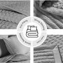 Max Oversized California King Quilt Set – 112"x106"Soft Washed Lightweight Bedspread,Multi-Lock Quilting,Minimalist Nordic Bedding, Spring & Summer Quilt Set (1 Quilt + 2 Pillow Shams), Grey
