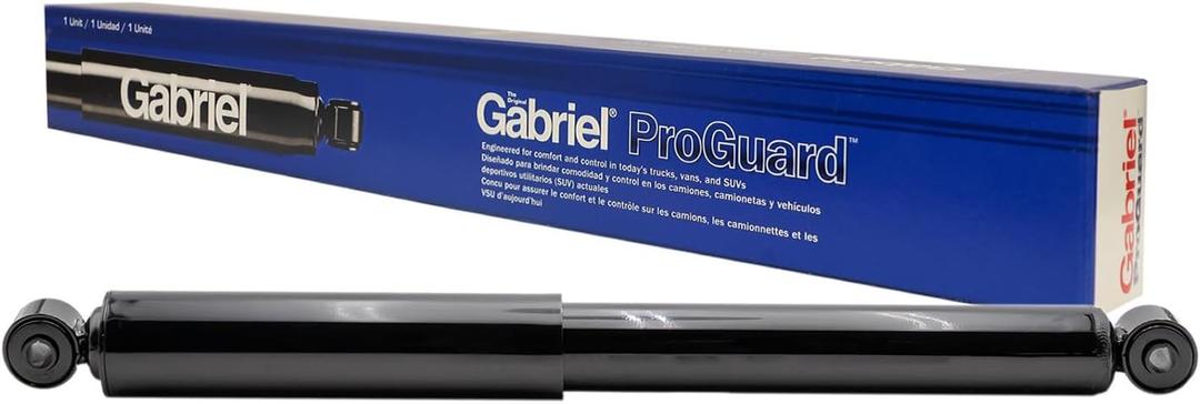 Gabriel 61690 ProGuard Rear Shock Absorbers for Chevrolet Silverado 1500 Base, 1500 LT, 1500 LTZ, 1500 WT, 1500; GMC Sierra 1500 Denali, 1500 SLE, 1500 SLT, 1500 WT, 1500 (1 Pack)