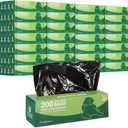 Sherr 50 Rolls Dog Waste Bags 10000 Count Dog Trash Bags Leak Proof Pet Doggie Poop Roll Waste Thick Plastic Bag for Home Park Outdoor Travel Pet Supplies(Black)