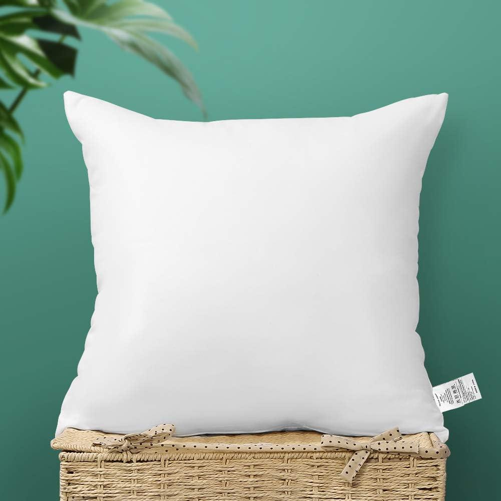 OTOSTAR 16x16Inch Throw Pillow Inserts, Set of 1 Square Form Cushion Stuffers for Couch, Sofa, Bed - Indoor Decorative Pillows Inserts (16x16 Inch (Pack of 1), 1 Pack)