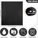Black Dishwasher Cover Magnet Decor,23x26inch Large Metal Dishwasher Front Door, Reusable Decal for Kitchen Dishwasher Decal for Home Decor Washing Machine Refrigerator, one size