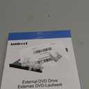 External DVD Drive USB 3.0 USB C CD Burner CD/DVD +/-RW Optical Drive, Slim Portable DVD CD ROM Rewriter Writer Duplicator for Laptop Desktop PC Windows 11/10/8/7 MacBook Mac Linux OS Apple