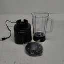 Toastmaster 5 Speed Blender with 48-oz Plastic Jar - Kitchen Blender with Stainless Steel Blades - For Fruit Smoothies & More - Multiple Speeds & Pour-Through Lid