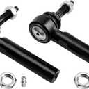 LCWRGS Front Outer Tie Rod Ends Fits for Chevy & GMC & Cadillac - 2007-2014 - Silverado 1500, Suburban, Avalanche, Tahoe, Sierra 1500, Yukon, Yukon XL 1500, Escalade ESV EXT - 2pcs