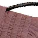 Lotus Warm Dog Coat, Double Layers, Windproof, Waterproof, Reflective, Pink, L (back 15"), Lotus Pink