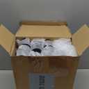 SATINIOR 100 Pcs Plastic Jars with Lids Small Containers Lids Wide Mouth Small Plastic Containers for Lotion Cream Rhinestones Body Butters Travel Storage(2 oz, Black)