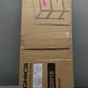 SONGMICS Dresser for Bedroom, Chest of Drawers, TV Stand, Steel, MDF, 5 Non-Woven Fabric Drawers, Storage Organizer Unit, Closet, Entryway, Ink Black and Ebony Black ULGS322B01S