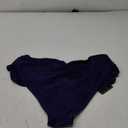 ZAFUL Women Ruffle Bikini Bottom Ruched Full Coverage Swim Briefs (XX-Large, 0-navy Blue)