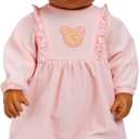 Baby Born Learn to Walk Baby Doll Harper - Dark Brown Eyes: Realistic Features for Kids Ages 3+, Walks, Crawls, Sits & Kicks, Eyes Open & Close, Multiple Sound Effects